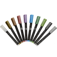 Набор маркеров "Sketch&Art" металлик 10шт, пулевидный наконечник, толщина линии 3мм 22-0097 от магазина "Карандаш"