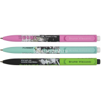 Ручка шариковая "FunClick. Manga Anime. City" 0,7мм синяя, автомат, корпус Soft Touch 3 вида 20-0297 от магазина "Карандаш"