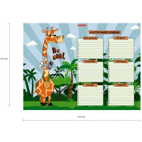 Расписание уроков А3 "Cool Giraffe" 54320 от магазина "Карандаш"