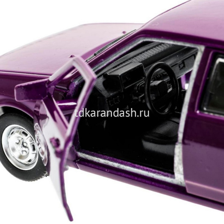 Машина "ВАЗ-2109 Спутник" баклажан, инерционная, металл 12см (открывающиеся двери) 2109-12-PRP от магазина "Карандаш"