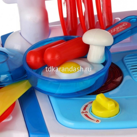 Игровой набор "Кухня" 49х30х62см, 26 предметов, (свет,звук), пластик CK11500/1872888 от магазина "Карандаш"