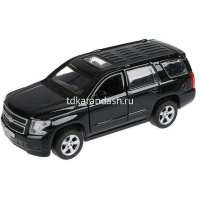 Картинка Машина "Chevrolet Tahoe" черная, инерционная, металл 12см (открывающиеся двери) TAHOE-BK от магазина "Карандаш" Машина "Chevrolet Tahoe" черная, инерционная, металл 12см (открывающиеся двери) TAHOE-BK от магазина "Карандаш"