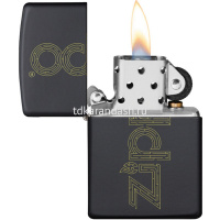 Зажигалка "Zippo Design" 38x13x57мм латунь/сталь, чёрная, матовая 49598/60286 от магазина "Карандаш"