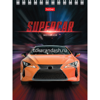 Блокнот А6 40л "Машины" клетка на гребне 5 дизайнов 40Б6B1гр/004666 от магазина "Карандаш"