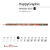 Карандаш чернографитный "Flora. Гранат" HB, трехгранный 21-0030/90 от магазина "Карандаш"