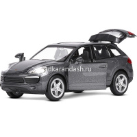 Картинка Машина "Porsche Cayenne S" серая, инерционная, металл 17,5см (свет, звук, откр.двери) JB1251140 от магазина "Карандаш" Машина "Porsche Cayenne S" серая, инерционная, металл 17,5см (свет, звук, откр.двери) JB1251140 от магазина "Карандаш"