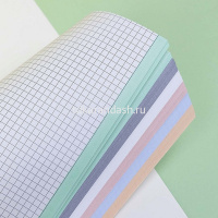 Тетрадь А5 96л клетка "Прикосновение к природе" на спирали, многоцветный срез, перфорация на отрыв 4 от магазина "Карандаш"