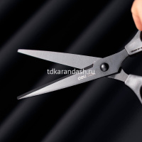 Ножницы 17см сталь, ручки пластик, 2 цвета E0603S от магазина "Карандаш"