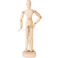 Модель Фигура человека манекен 20см, дерево Y10720-24 от магазина "Карандаш"