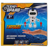 Робот-вертолет 25х22,5х10,5см (USB, свет) пластик 1707F061-R от магазина "Карандаш"