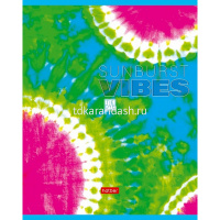 Тетрадь А5 48л клетка "TIE-DYE" на скобе 5 дизайнов 48Т5В1/068416 от магазина "Карандаш"
