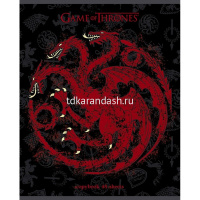 Тетрадь А5 48л клетка "Игра престолов. Выпуск №2" на скобе 5 дизайнов 48Т5В1/072763 от магазина "Карандаш"