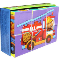 Умные кубики 6шт. "Вот такие машины" 3+ 4650388210551 от магазина "Карандаш"