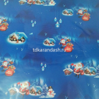 Бумага упаковочная 70см х 1м "Новый год", ассорти Y8957-19 от магазина "Карандаш"