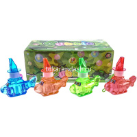 Мыльные пузыри "Вертолет" 10,5см, 2 отверстия, 3 цвета, со свистком Y9751-19 от магазина "Карандаш"