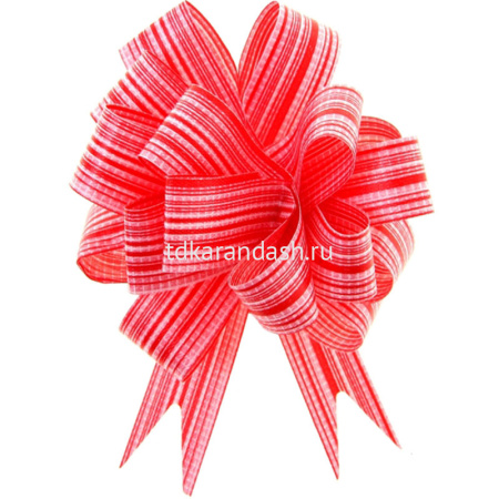 Бант-шар 12см, 1шт, малин, Y2362-15 3*120, 8секц.