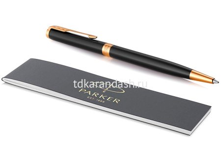 Ручка РШ "Parker Sonnet Matte Black JT" М черная, в подар.уп. 1931498 от магазина "Карандаш"