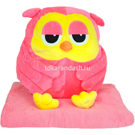 Совенок 27х30см с пледом 3 цвета XM24915 от магазина "Карандаш"