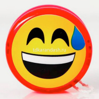 Игрушка "Йо-Йо Смайлик" 5,5см, пластик, светится ZB2405 от магазина "Карандаш"