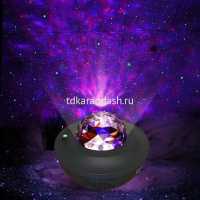 Проектор "Звездное небо" 17х13,5см музыкальный, 10 режимов (USB, Bluetooth) 210413-163 от магазина "Карандаш"