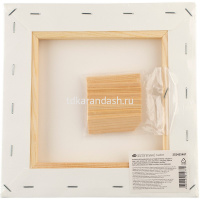 Бумага для акварели на подрамнике 20х20см 300г/м2, 100% хлопок, среднее зерно 252452487 от магазина "Карандаш"