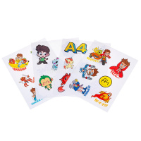 Наклейки "Влад А4" А6 11,5х15см 4 листа в пакете с европодвесом 4Р6н/084831 от магазина "Карандаш"