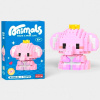 Конструктор 3D "Animals" количество деталей 124-150, 8х11х4см пластик, ассорти W1502/11314-24 от магазина "Карандаш"