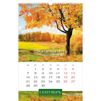 Календарь 2026 "Родая земля" 30х45см настенный перекидной, на гребне, с ригелем 091856 от магазина "Карандаш"