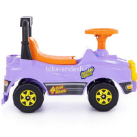 Каталка-автомобиль "Джип №2" 61х29,5х42,5см, сиреневый, пластик 62895 от магазина "Карандаш"