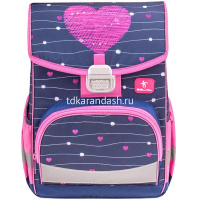 Ранец "Simple heart" 35х26х17см, 680гр, 1 отделение, 3 кармана 405-45/9 от магазина "Карандаш"