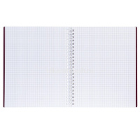 Тетрадь А5 80л клетка "Velvet. Бордо" на спирали пластиковая обложка 081571 от магазина "Карандаш"