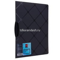 Папка-клип А4 "Cube" полипропилен 0,45мм черный E5450 от магазина "Карандаш"