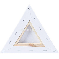 Холст на подрамнике 20х20см треугольный 280г/м2, 100% хлопок, среднее зерно 233212126 от магазина "Карандаш"