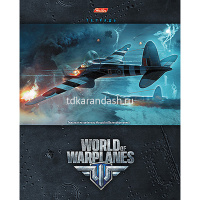 Тетрадь А5 48л клетка "Самолеты" на скобе 48Т5B1/038340 от магазина "Карандаш"