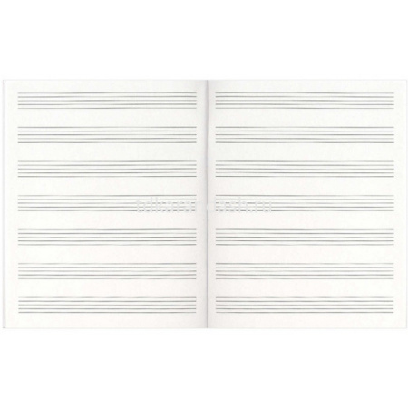 Тетрадь для нот А5+ 24л "Рок-концерт" на скобе вертикальная, глянцевая ламинация 67531 от магазина "Карандаш"