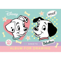 Альбом для рисования А4 30л "Далматинцы" на скобе 5 дизайнов 068767 от магазина "Карандаш"