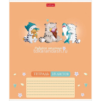 Тетрадь А5 18л клетка "Приключения кота Пирожка" на скобе 5 дизайнов 18Т5В1/087263 от магазина "Карандаш"