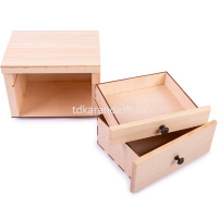 Заготовка для декорирования "Комод с 2-мя ящиками" 20х15х14см сосна ВД-1091 от магазина "Карандаш"