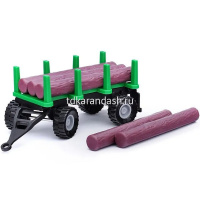 Картинка Трактор с прицепом "Фермер №2" на батарейках, пластик 29х8х8см (свет, звук) 550-10P от магазина "Карандаш" Трактор с прицепом "Фермер №2" на батарейках, пластик 29х8х8см (свет, звук) 550-10P от магазина "Карандаш"