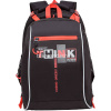Рюкзак 28х39х17см 943гр, 2 отделения, 3 кармана, с сумкой для обуви, черный/красный RB-458-1/2 от магазина "Карандаш"