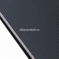 Блокнот А5 80л "Velvet. Черный" клетка, на спирали, пластиковая обложка 081550 от магазина "Карандаш"