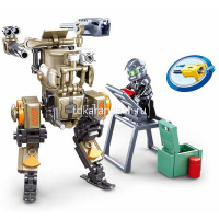 Конструктор "Атомная буря. Вооруженный патрульный" 126 деталей 19х14х4,5см пластик (1 фигурка) M38-B от магазина "Карандаш"