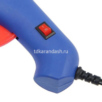Пистолет клеевой электрический (20Вт) 13х11см диаметр 0,7см, металл. наконечник XC2428/11570-24 от магазина "Карандаш"