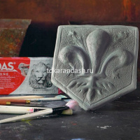 Паста для моделирования 1000гр серый жемчуг, застывает на воздухе DAS Stone 348200 от магазина "Карандаш"