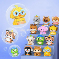 Конструктор 3D "Animals" количество деталей 124-150, 8х11х4см пластик, ассорти W1502/11314-24 от магазина "Карандаш"