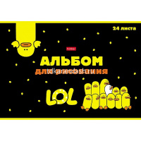 Альбом для рисования А4 24л "Мы-утята!" на скобе выборочный лак 5 дизайнов 079684 от магазина "Карандаш"