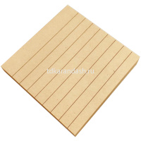 Клейкая бумага 76х76мм 80л крафт для заметок, 4 вида линовки VS195832 от магазина "Карандаш"