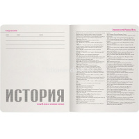 Тетрадь А5 48л клетка История "Зверобудни" на скобе матовая ламинация Soft Touch 7-48-1254/04 от магазина "Карандаш"