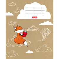 Тетрадь А5 18л клетка "Забавные читатели" на скобе, 5 дизайнов 18Т5В1/057243 от магазина "Карандаш"