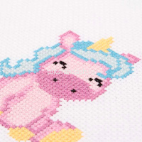 Набор для вышивания "Очаровашка" 10х11см (канва, нитки, игла, схема) 12-040 от магазина "Карандаш"